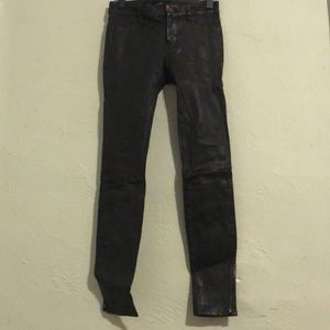 J Brand Leather Pants